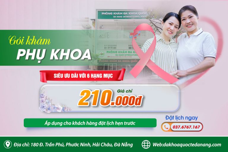 gói khám phụ khoa 210k