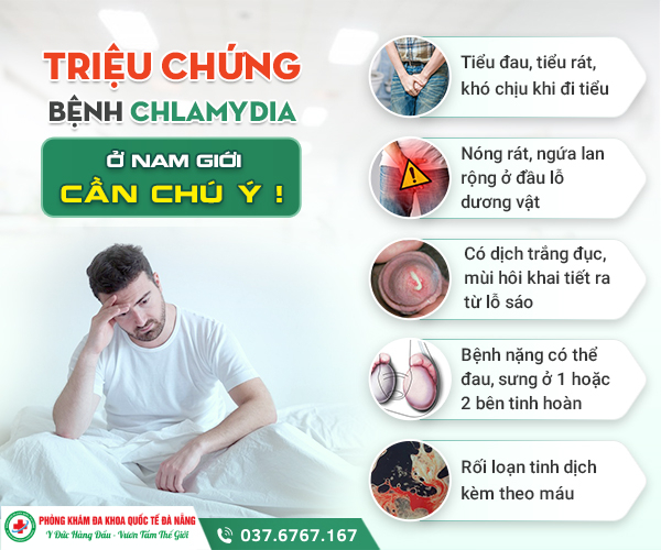 dấu hiệu triệu chứng bệnh chlamydia gây dương vật chảy mủ