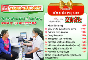 gói khám phụ khoa ưu đãi